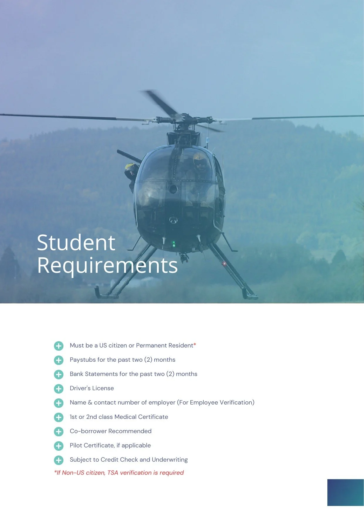 Stratus Financial student requirements and eligibility overview