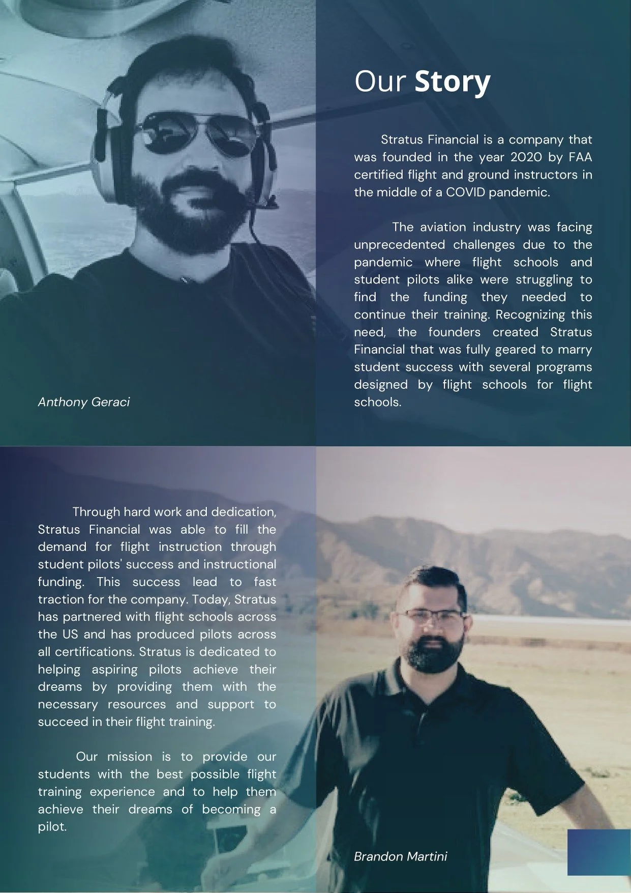Stratus Financial company story and background