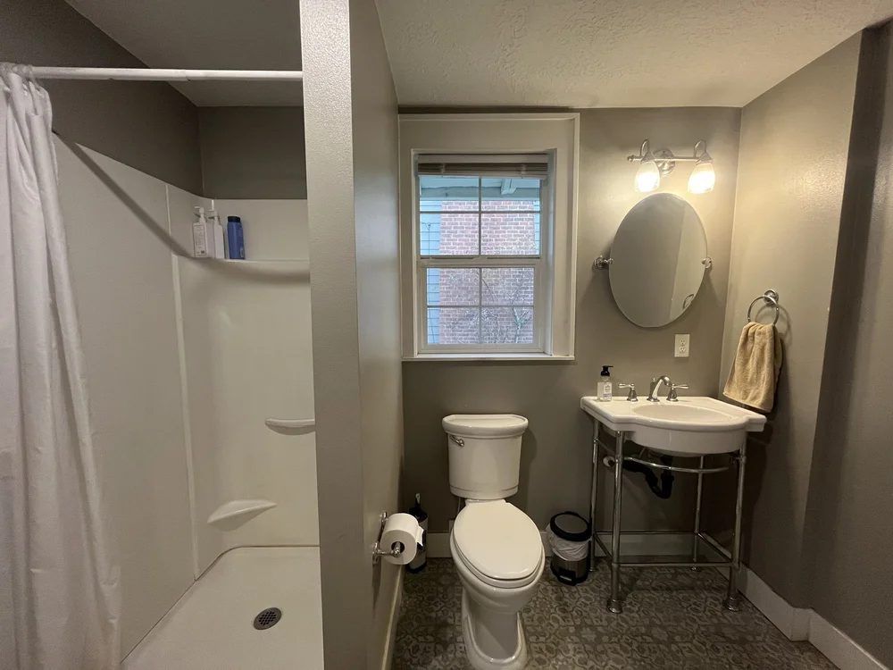 Bathroom in the 1st Street student house