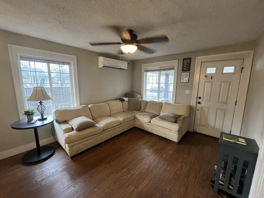 Living room in the 1st Street student house