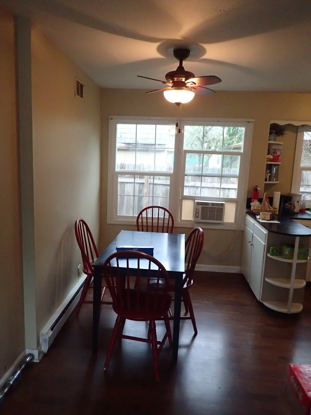 Dining area in the JTH duplex